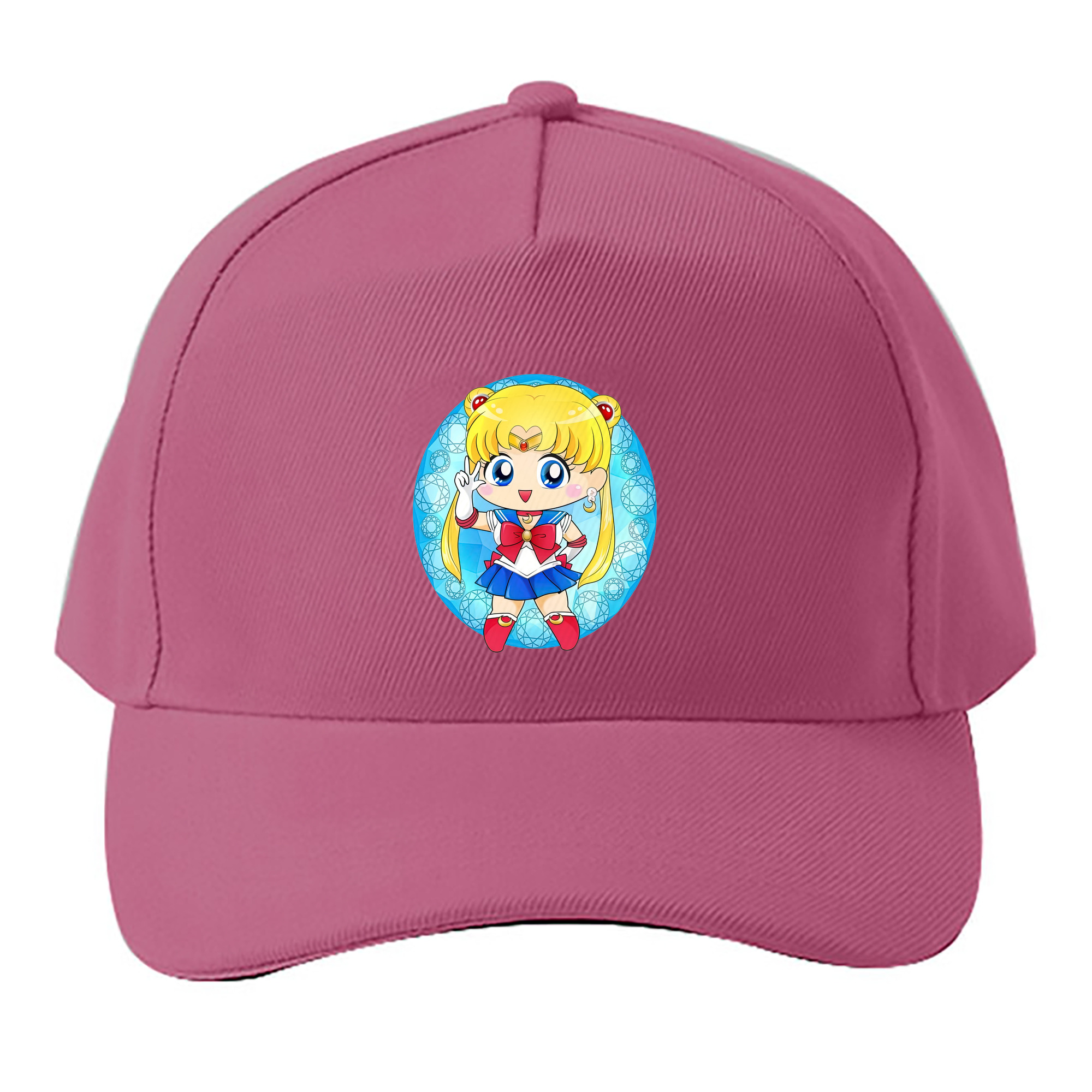 （画像用） 美少女戦士セーラームーン 月野 うさぎ つきの うさぎ Sailor Moon Tsukino Usagi ベースボールキャップ 綿100％ 男女兼用 帽子 スポーツ